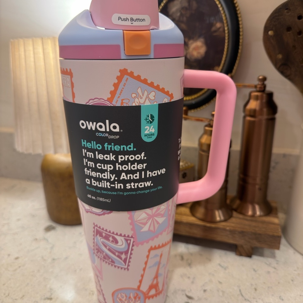 ColorDrop Insulated Water Bottle - Pink